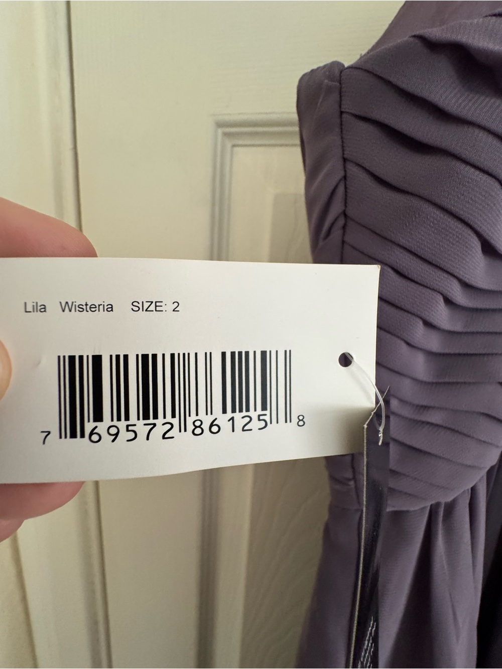 (NWT) Weddington Way “Lila” formal gown in the color "Wisteria" (Size 2) - Picture 6 of 13